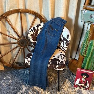 Kimes Ranch Jennifer 30” inseam High Rise Women Jeans - Dark Blue